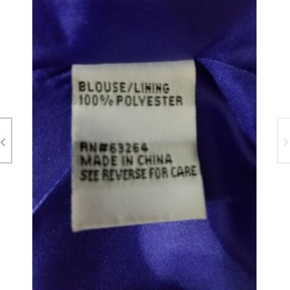 Dressbarn Ladies Beautiful Blue Dress Top/Jacket - Picture 6 of 6